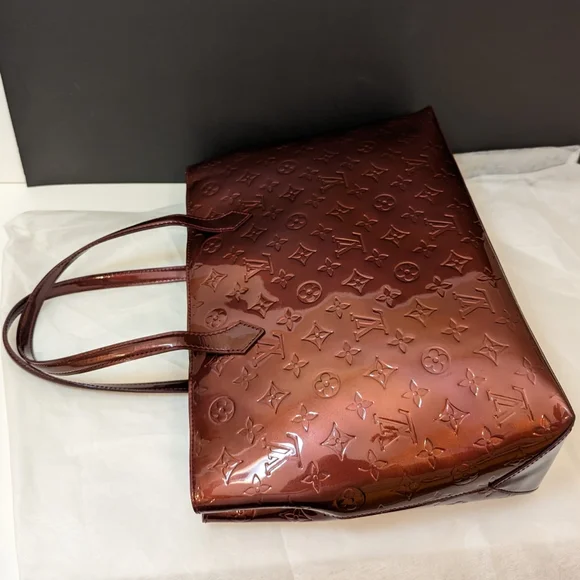 ✨️💎Authentic Louis Vuitton Wilshire MM monogram Vernis - Picture 7 of 16